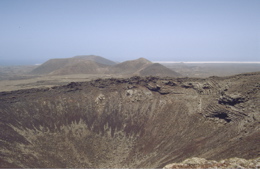 Krater im Norden von Fuerteventura